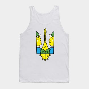 side by side fight for Ukraine Tank Top